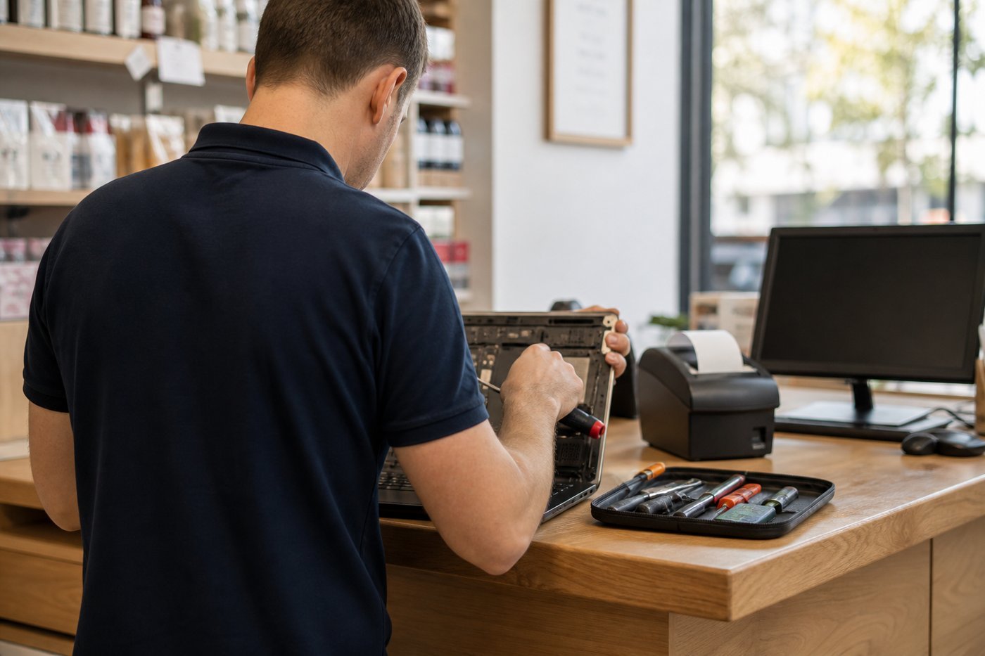 Dépannage matériel informatique en commerce à Roanne